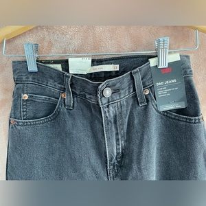 Black Levi dad jeans